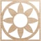 Ekena Millwork Blume Wood Fretwork Pierced Ceiling Medallion, Alder, 38"OD x 13 1/8"ID x 1/4"T CMWP38X38X0250BLAL - alternate 1